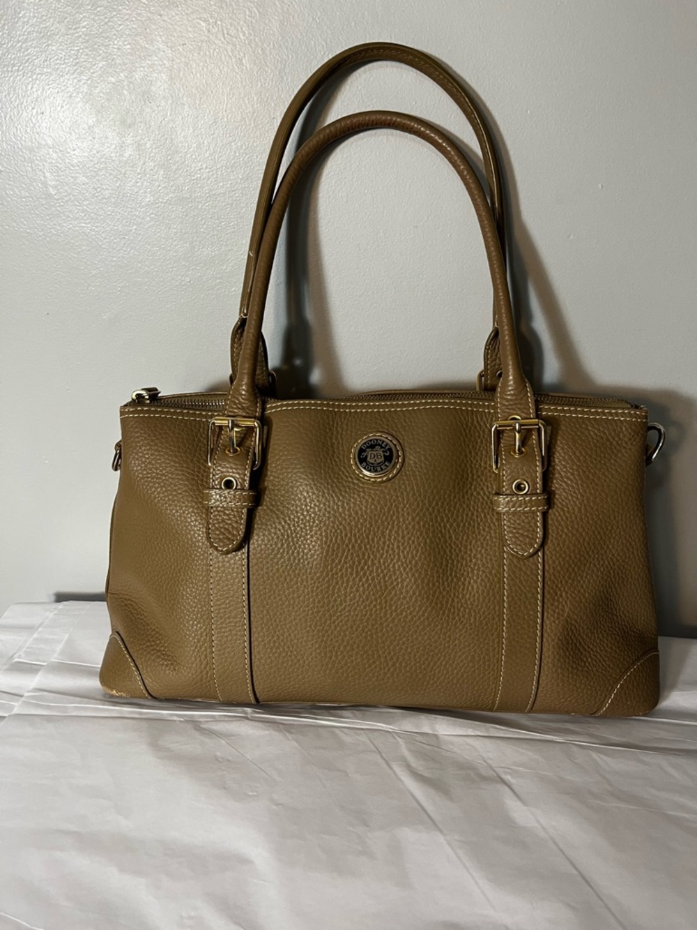 Dooney & Bourke Pebbled Leather Satchel